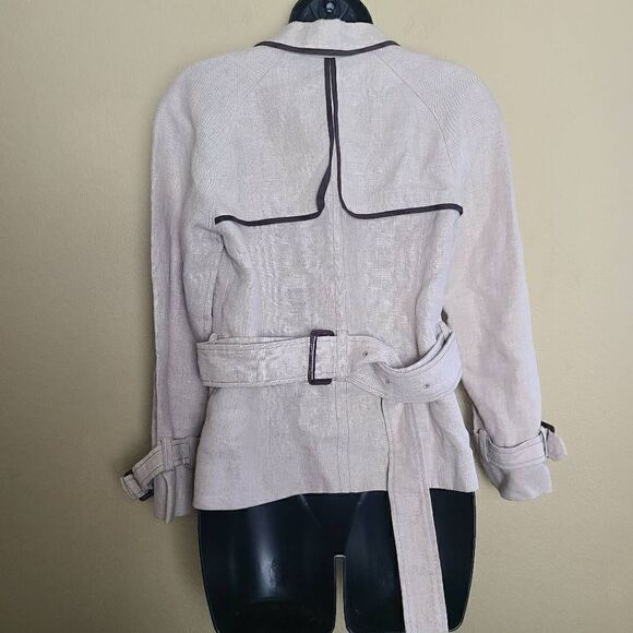 LOFT Linen Belted Blazer  - Picture 6 of 10